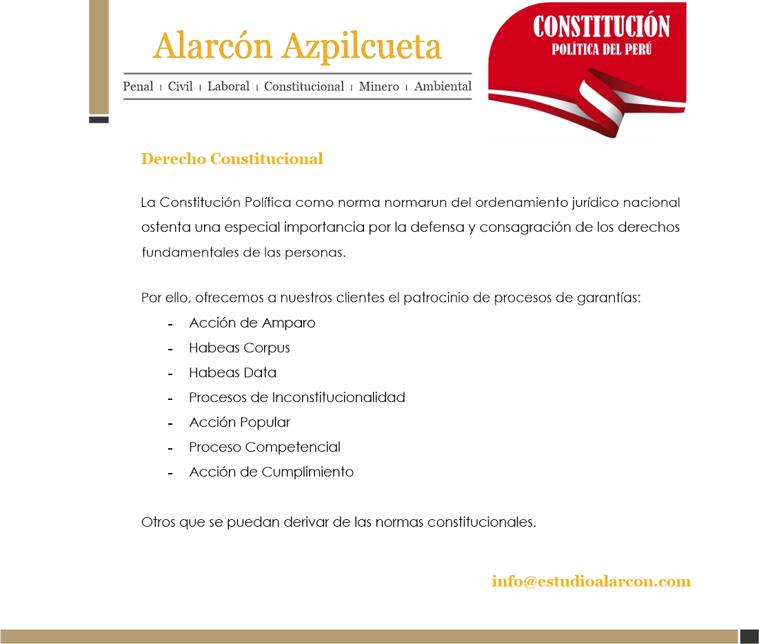 servicio constitucional